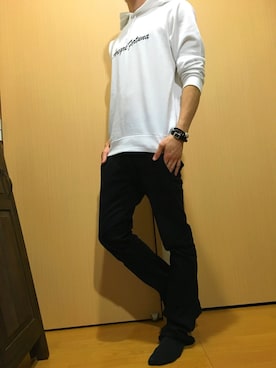 「ISAMU KATAYAMA BACKLASH（イサムカタヤマバックラッシュ）のアイテム（ヘアアクセサリー）」を使った、たつやさん（メンズ・168cm）の秋コーディネート