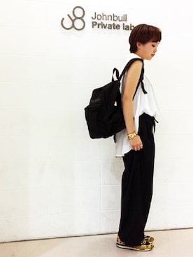 「ゴールドアクセ」｜Noripiさん（レディース・157cm）の春コーディネート