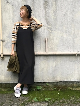 「003 J.FERRY（ゼロゼロスリージェイフェリー）のアイテム」を使った、KUBOさん（レディース・158cm）の秋コーディネート