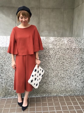 「J.FERRY（ジェイフェリー）のアイテム」を使った、KUBOさん（レディース・158cm）の秋コーディネート