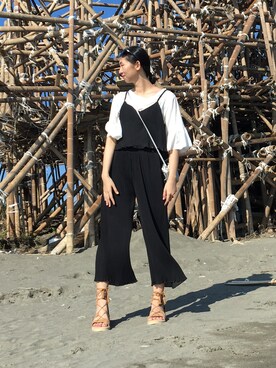 「N（エヌ）のアイテム（パンツ）」を使った、jennieさん（レディース・164cm）の秋コーディネート