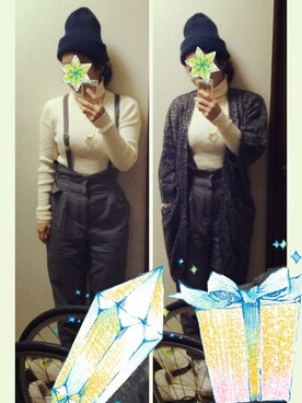 ぴよこさん（レディース・154cm）の冬コーディネート