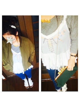 ぴよこさん（レディース・154cm）の春コーディネート