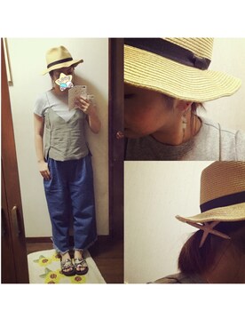 ぴよこさん（レディース・154cm）の夏コーディネート