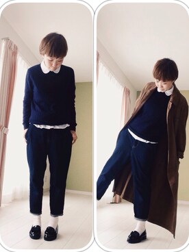 rieさん（レディース・160cm）の秋コーディネート