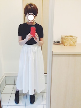 「STANDARTATHAND（スタンダードアットハンド）のアイテム」を使った、rieさん（レディース・160cm）の秋コーディネート