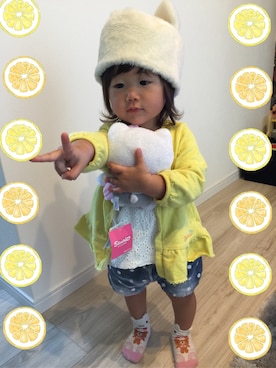 りーぬ@おすし。さん（キッズ・80cm）の秋コーディネート