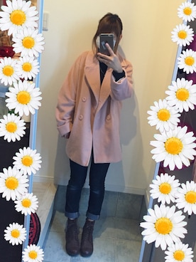 「すっぴん」｜「アイテム（ジャケット/アウター）」を使った、りーぬ@おすし。さん（レディース・156cm）の秋コーディネート