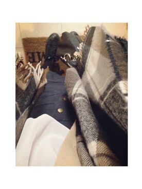 「アイテム（アナログ腕時計、ピンク系）」を使った、macoさん（レディース・162cm）の冬コーディネート