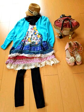 スカートを使った「おニューサンダル♡」の人気ファッションコーディネート - WEAR