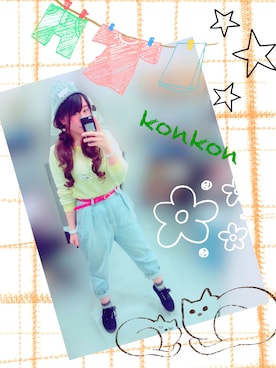 「マムジーンズ」｜あやかさん（レディース・158cm）の冬コーディネート