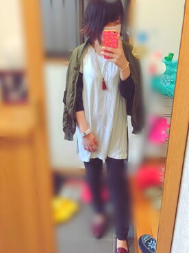 あやかさん（レディース・158cm）の春コーディネート