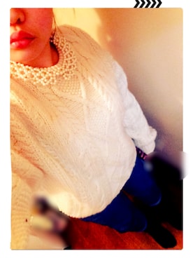 「マムジーンズ」｜KA13さん（レディース・156cm）の冬コーディネート