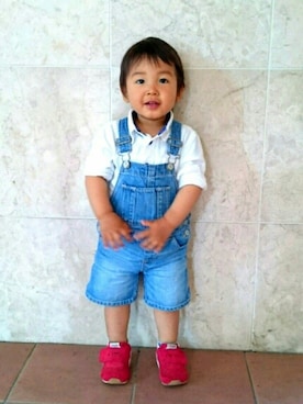 TomoSakさん（キッズ・90cm）の春コーディネート