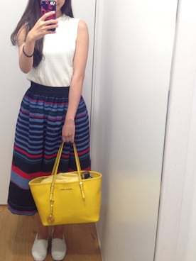 「skirt」｜「アイテム（モカシン/デッキシューズ）」を使った、Sugiiii◡̈⃝さん（レディース・157cm）の秋コーディネート