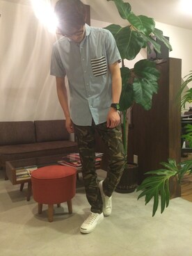 「メガネ病」｜comoさん（メンズ・178cm）の春コーディネート