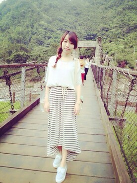 Mong*さん（レディース・157cm）の夏コーディネート