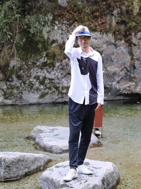 蒸腾-昊为さんのコーディネート