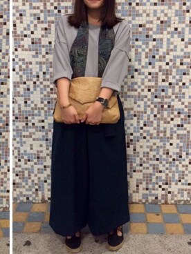 「POINTER（ポインター ）のアイテム（シューズ）」を使った、iknahcさん（レディース・158cm）の春コーディネート