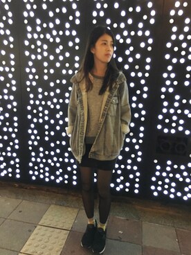 「5（ファイブ）のアイテム（ジャケット/アウター）」を使った、Feniさん（レディース・158cm）の秋コーディネート