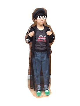 「アイテム（ジャージ）」を使った、り の ぢ ゃ むさん（レディース・153cm・10代）の秋コーディネート