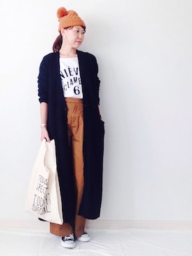 「FREAK'S STORE（フリークスストア）のDaniel Wellington/ダニエルウェリントン Classic Bristol 0511/0611 36mm（アナログ腕時計）」を使った、IKUmamaさん（レディース・160cm）の秋コーディネート