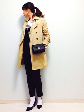 「FREAK'S STORE（フリークスストア）のDaniel Wellington/ダニエルウェリントン Classic Bristol 0511/0611 36mm（アナログ腕時計）」を使った、IKUmamaさん（レディース・160cm）の冬コーディネート