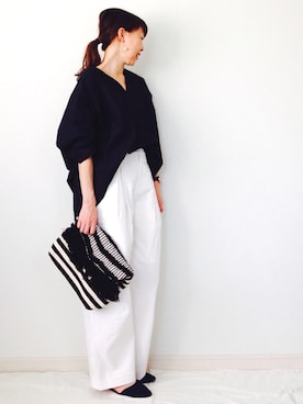 「アイテム（腕時計）」を使った、IKUmamaさん（レディース・160cm）の春コーディネート