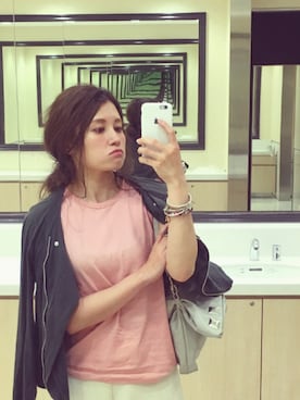 「FROMFIRST musee（フロムファーストミュゼ）のアイテム（パンツ）」を使った、りんさん（レディース・154cm）の夏コーディネート