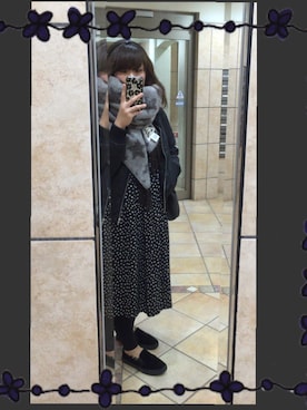 「NICE CLAUP（ナイスクラップ）のアイテム（ナイロンジャケット）」を使った、tomoさん（レディース・163cm）の春コーディネート