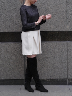 Danny&Anne STAFFさん（レディース・162cm）の冬コーディネート