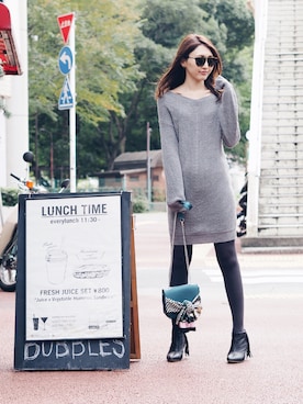 Danny&Anne STAFFさん（レディース・166cm）の冬コーディネート