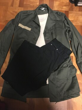 「WOmB（ウーム）のアイテム（パンツ）」を使った、Naoya Ymazakiさん（メンズ・168cm）の秋コーディネート