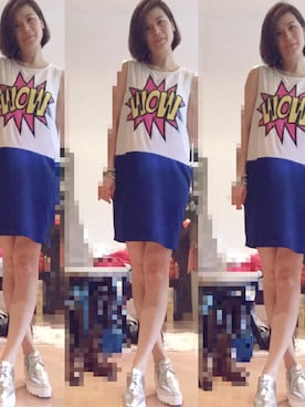 「love moschino」｜annybooさん（レディース・170cm）の夏コーディネート