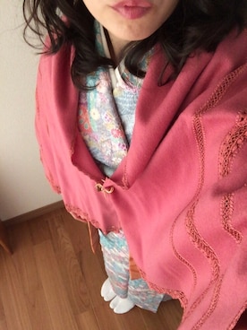 「着物」｜「アイテム（口紅/リップティント/グロス）」を使った、yuka⋆*✩⑅◡̈⃝*さん（レディース・162cm）の冬コーディネート