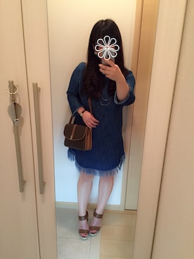 「ぽっちゃり、夏」｜「アイテム（腕時計）」を使った、toto◡̈*さん（レディース・153cm）の夏コーディネート