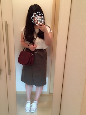 「ぽっちゃり、夏」｜「アイテム（腕時計）」を使った、toto◡̈*さん（レディース・153cm）の夏コーディネート
