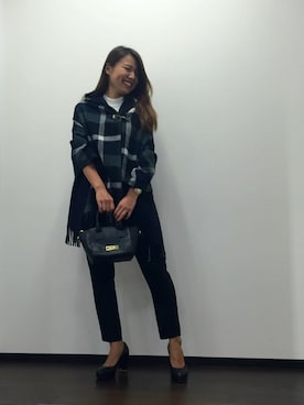 「#チェック」｜ERIさん（レディース・160cm）の秋コーディネート