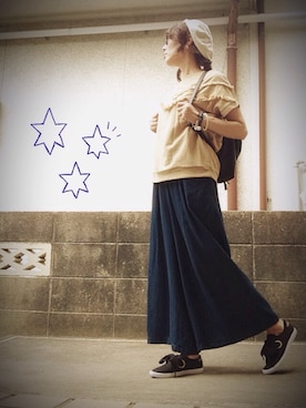 「服バカ」｜「アイテム（オールインワン・サロペット）」を使った、ひめもんさん（レディース・153cm）の夏コーディネート