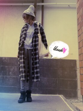 「服バカ」｜「アイテム（シャツワンピース）」を使った、ひめもんさん（レディース・153cm）の秋コーディネート