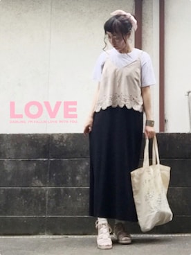 「起きるの辛い部ぅ」｜ひめもんさん（レディース・154cm）の春コーディネート