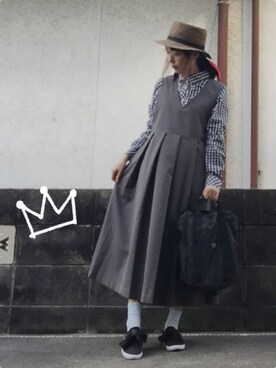 「起きるの辛い部ぅ」｜ひめもんさん（レディース・154cm）の春コーディネート