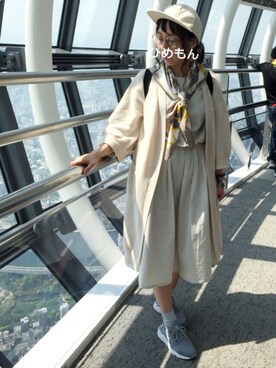 「起きるの辛い部ぅ」｜ひめもんさん（レディース・154cm）の春コーディネート