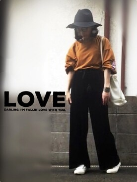 「Luz Llena (NEY)（ラズレナニー）のアイテム（アクセサリー）」を使った、ひめもんさん（レディース・154cm）の秋コーディネート