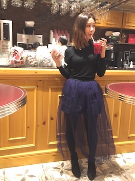 「アイテム（ブーティ）」を使った、一木 美里さん（レディース・155cm・20代）の春コーディネート