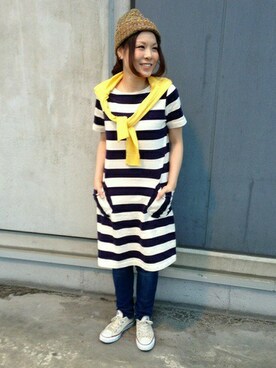 キムラアスミさん（レディース・156cm）の春コーディネート