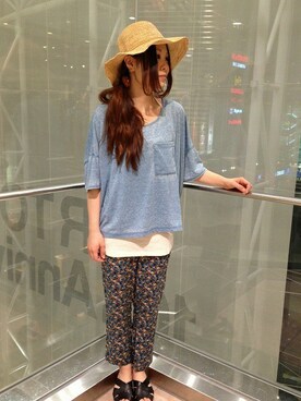 キムラアスミさん（レディース・156cm）の夏コーディネート