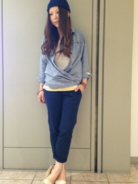 キムラアスミさん（レディース・156cm）の夏コーディネート