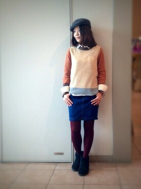 キムラアスミさん（レディース・156cm）の秋コーディネート