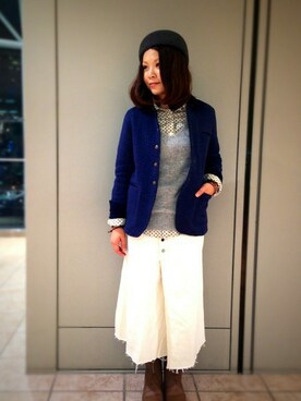 キムラアスミさん（レディース・156cm）の秋コーディネート